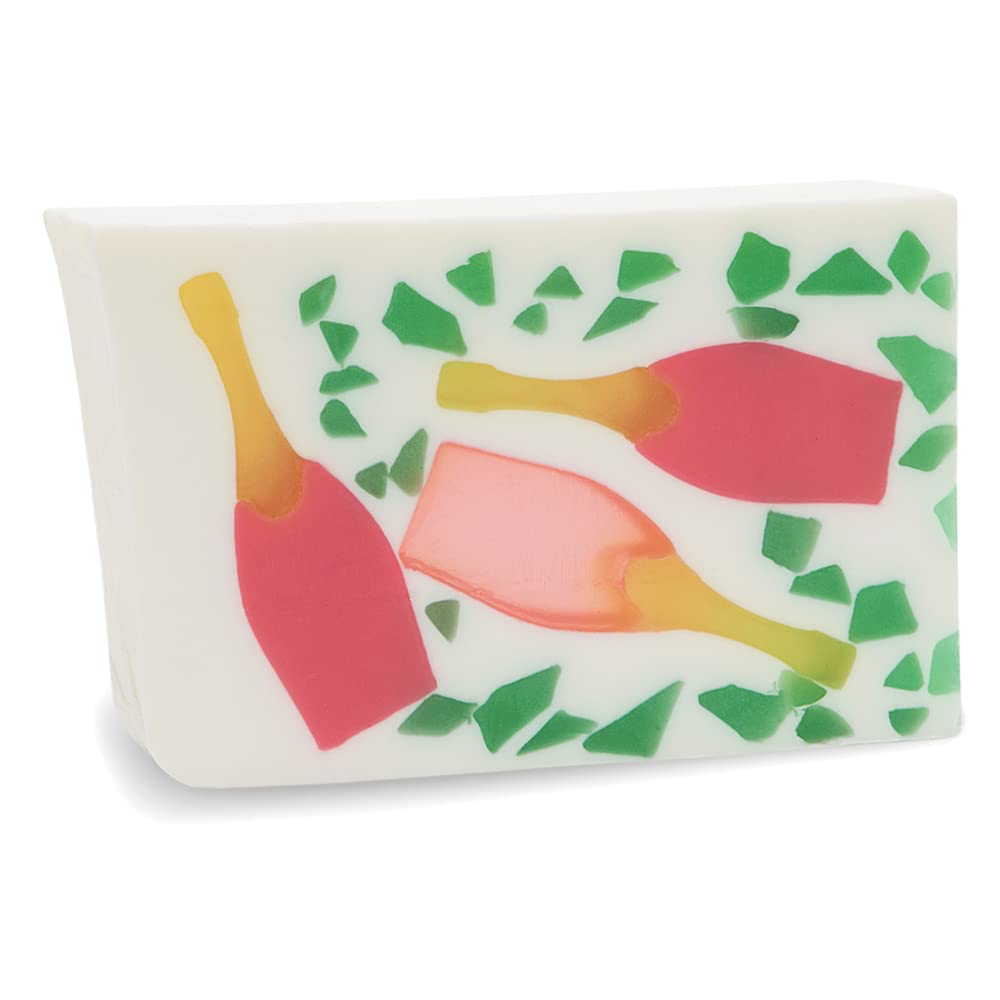 Primal Elements Glycerin Bar Soap | Helps All Skin Types, Sensitive, Oily & Dry Skin | No Parabens, Vegan, Gluten Free, 100% Vegetable Base - (Watermelon)