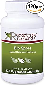 Bio Spore Broad Spectrum Probiotic | Soil-Based (Sbo) & Shelf-Stable 2 Billion Cfu Bacillus Coagulans & Subtilis Spore Forming Probiotic For Men & Women | 120 Vegetarian Capsules | Adaptogen Research