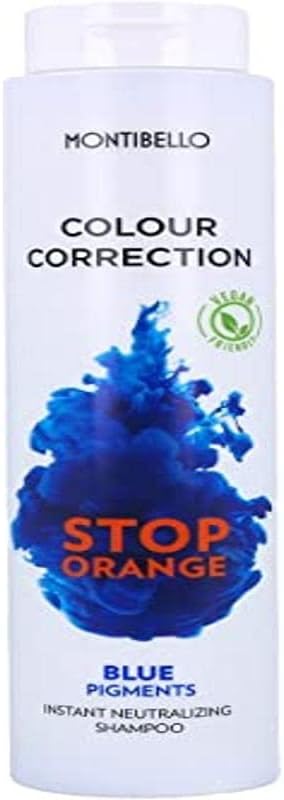 Montibello Colour Correction Stop Orange Shampoo 300 Ml (Neutralizer+Pigment Blue)