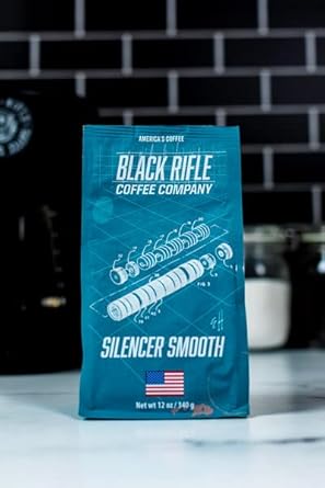 Black Rifle Coffee Company Silencer Smooth, Light Roast Ground Coffee, 12 OZ Bag : Grocery & Gourmet Food