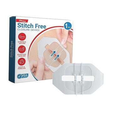 Emergency Stitches Bandage- Hospital-Grade Rapid Skin Closure for First Aid, Surgical Repair at Home and Outdoors