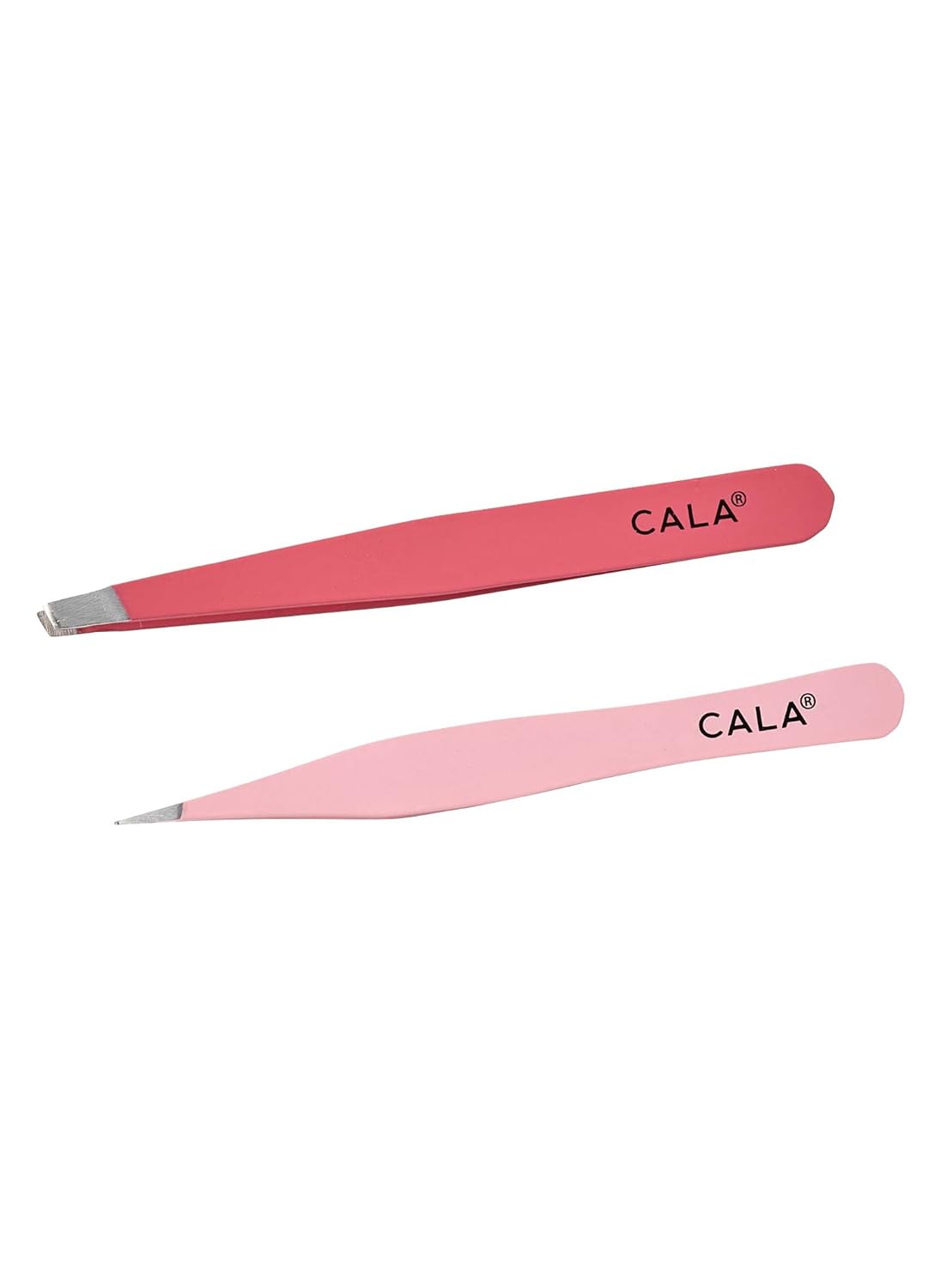 Cala Soft Touch Coral Tweezer Duo : Beauty & Personal Care