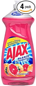 Ajax Bleach Alternative Dish Soap (Pack of 4) : Health & Household