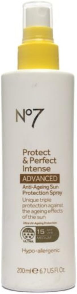 No7 Protect & Perfect Intense Advanced Anti-Ageing Sun Protection Spray Spf 15 200Ml