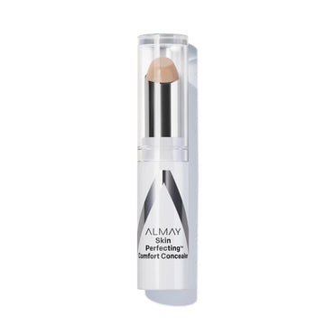 Almay Concealer, Face Makeup, Full Coverage Concealer, Matte Finish, Oil Free, Hypoallergenic-Fragrance Free, Dermatologist Tested, 120 Light, 0.08 Oz