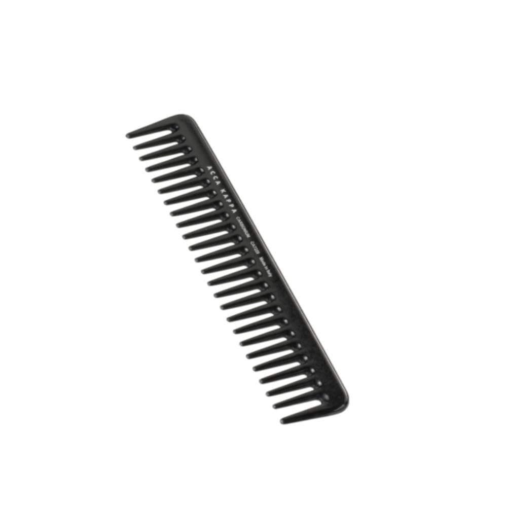 Acca Kappa Carbonium Coarse Tooth Comb – Antibacterial And Antistatic Hair Comb For Styling