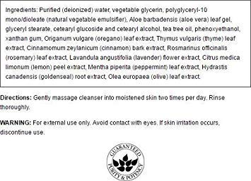Swanson Tea Tree Oil Facial Cleanser 8 Fl Ounce (237 Ml) Liquid