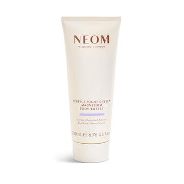 Neom - Magnesium Body Butter | 6.76 Fl Oz (200Ml) | Lavender, Sandalwood & Jasmine | Calming Lotion With Essential Oils | 100% Natural Fragrances | Nourish & Soften | Signature De-Stress Scent