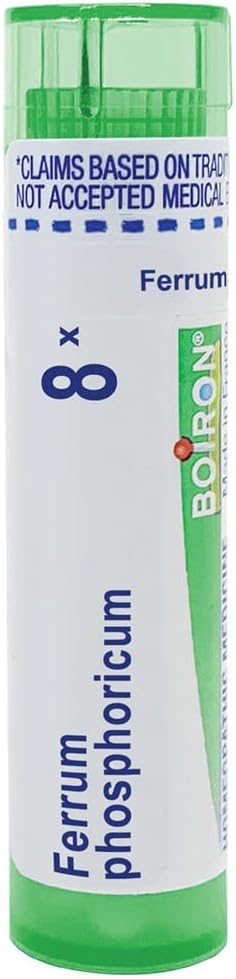 Boiron Ferrum Phosphoricum 8X Md 80 Pellets For Low Or Mild Fever