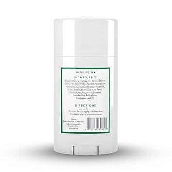 Native Deodorant | Natural Deodorant for Men, Aluminum Free with Baking Soda, Coconut Oil and Shea Butter | Eucalyptus & Mint : Beauty & Personal Care