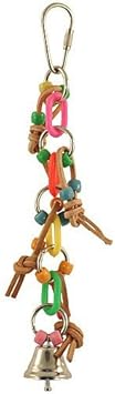 Northern Parrots Links and Knots Parrot Toy - Noise Making Parrot Toy - 20cm x 4cm :Pet Supplies