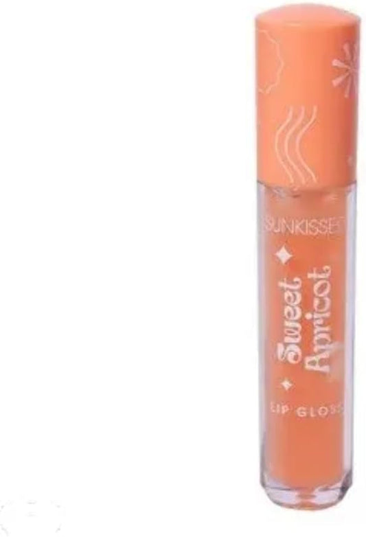 Sunkissed Sunset Lip Gloss - Sweet Apricot, Tinted Lip Gloss With Vitamin E, Nourishing Hydration And Smooth Texture