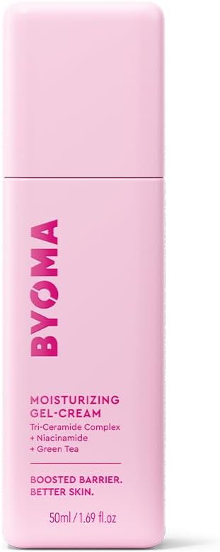 BYOMA Moisturising Rich Cream (50ml) Face Moisturiser with Ceramides, Hydrates and Nourishes Dry Skin - Barrier Repair, Alcohol Free, Vegan