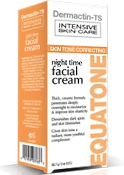 Dermactin-Ts Equatone Night Time Facial Cream, 2 Ounce