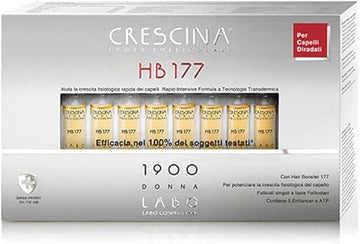 Crescina Transdermic Follicular Islands Hb 177 Hair Booster Treatment For Hair Regrowth 1900 Men 20 Vials