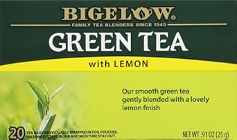 Bigelowtea Green Tea With Lemon (Caffeinated), 20 Count