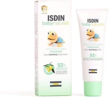 ISDIN Babynaturals Daily Moisturising Face Cream (50ml) | Daily hydrating facial cream| moisturises and protects the skin