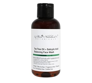 Skin Nutrition Botanicals Tea Tree Oil & Salicylic Acid Balancing Face Wash, 1 Oz