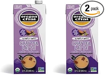 Oregon Chai Slightly Sweet Chai Tea Latte Concentrate, 32 Fl Oz (Pack Of 2)