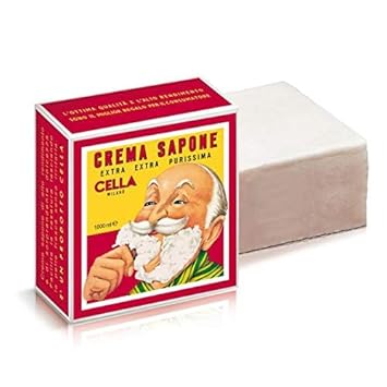 Cella Milano 1 Kg (2.2 Lb) Professional Refill – Classic Almond?Scented Tallow Shaving Cream Soap, Rich Lather, Made In Italy Since 1899