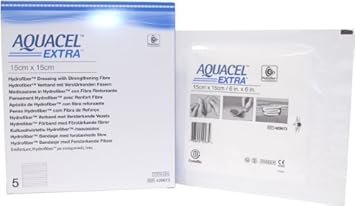 New And Improved Aquacel Extratm Hydrofiber Dressing 6 X 6 (Box Of 5 Dressings) By Aquacel