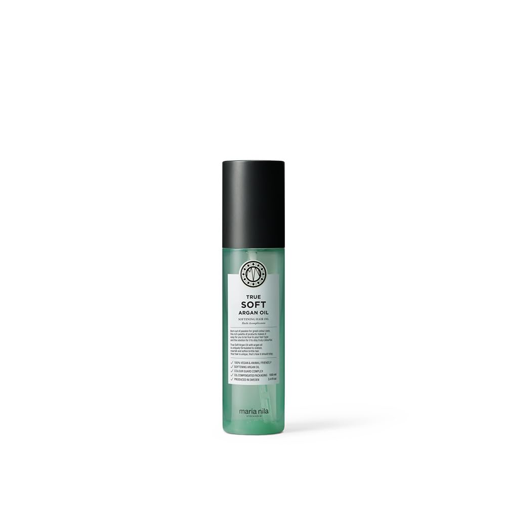 Maria Nila True Soft, For Dry Hair, Argan Oil Remoisturises & Reduces Frizz, 100% Vegan & Sulfate/Paraben Free