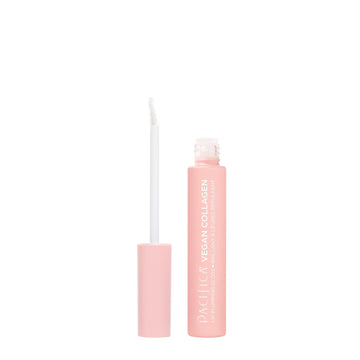 Pacifica Beauty, Vegan Collagen Lip Plumping Gloss, Youthful Plump Lips, Vitamin E, Peptides, & Shea Butter, Shimmer + Shine, Doe Tip Applicator, Vegan + Cruelty Free