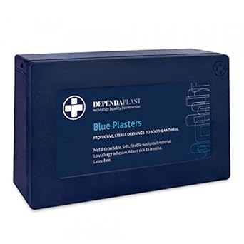 Blue Plasters Assorted Sizes Pack Of 120