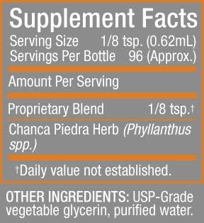 Cedar Bear Chanca Piedra (Phyllanthus niruri) Liquid Herbal Supplement That Helps Clear Gallbladder and Kidneys, Supports Hepatic, Cardiovascular, Respiratory and Digestion 2 FL Oz