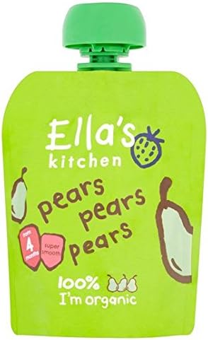 Ella'S Kitchen Organic Smooth Pear Puree 70G