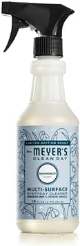 Mrs. Meyer's Kitchen Set, Dish Soap, Hand Soap, and Multi-Surface Cleaner, 3 CT (Snowdrop)