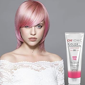 CHI Ionic Color Illuminate Conditioner, Neon Pink, Color Enhancing Conditioner, 251 ml : Amazon.co.uk: Beauty
