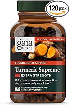 Gaia Herbs, Turmeric Supreme Liqs, 120 Vegetarian Capsules