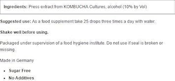 Pronatura Sugar-Free Kombucha Press Extract, 3.38 Fluid Ounce : Beauty & Personal Care