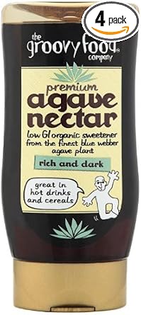 Groovy Food Groovy Dark Agave Nectar 250Ml X 4 (Pack Of 4)