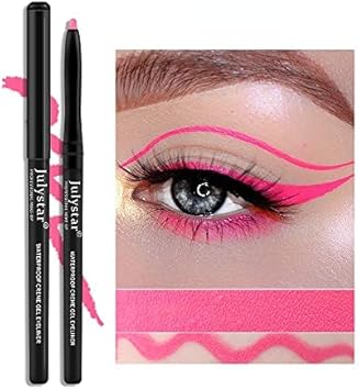 Julystar Color Eyeliner Gel Pen, Ultra-Thin Eyeliner, Waterproof, Oil-Proof And Non-Smudge Lasting Eyeliner (08#)