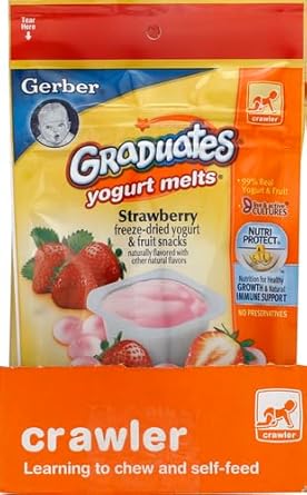 Gerber Baby Snacks Yogurt Melts Strawberry, 1 Oz