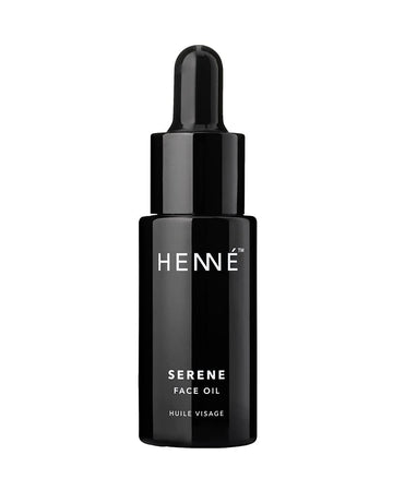 Henné Organics Serene Face Oil - Balancing & Non-Comedogenic For Sensitive Skin - Vegan (Travel Size, 0.35 Fl Oz)