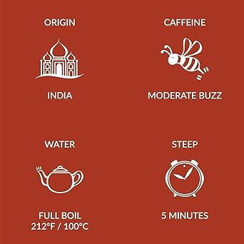 Two Leaves And A Bud Organic Mountain High Chai Tea Bags, Whole Leaf Black Tea And Spices In Compostable Sachets, Add Milk And Sweetener Or Drink Plain, 100 Count (Pack Of 1)