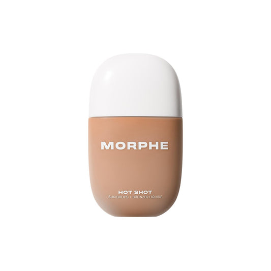 Morphe Hot Shot Sun Bronzing Drops - Waterweight Liquid Bronzer Drops With Niacinamide For Glowing Skin, Hydration & A Natural Radiant Finish - Stuntan (1 Fl Oz)