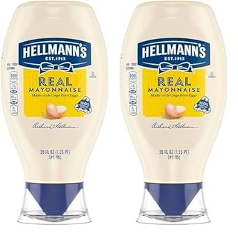 Hellmann'S Real Mayonnaise Real Mayo Squeeze Bottle For A Rich Creamy Condiment Gluten Free, Made With Cage-Free Eggs 20 Oz