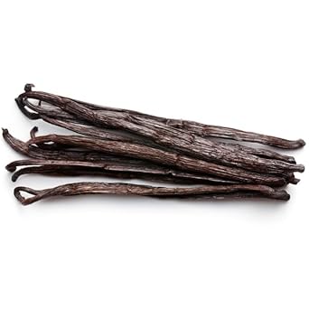 10 Rwandan Vanilla Beans Whole Grade A Vanilla Pods For Homemade Vanilla Extract, Baking, Ice Cream, Flavoring, & Vanilla Powder