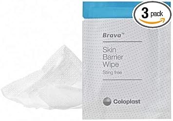 Coloplast Brava Skin Barrier Wipes, 3 Boxes Of 30 (3)