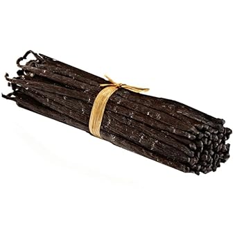 10 Comoros Vanilla Beans Whole Grade A Vanilla Pods For Homemade Vanilla Extract, Baking, Ice Cream, Flavoring, & Vanilla Powder