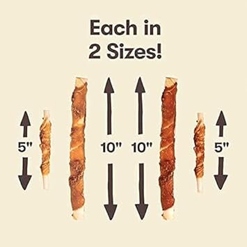 Pet 'n Shape Duck 'n Hide Twist - Duck Wrapped Rawhide Natural Dog Treats, Large, 6 Count : Pet Supplies
