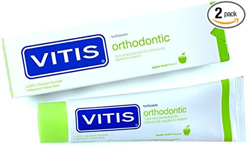 Vitis Orthodontic Toothpaste 100ml, Pack of 2 (2X 100ml) : Amazon.co.uk: Health & Personal Care
