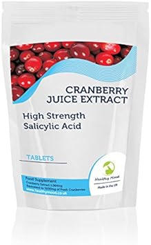 Cranberry Juice High Strength Extract Salicylic Acid 30 Tablets Immune System Prevent Urinary Tract infections HEALTHY MOOD UK