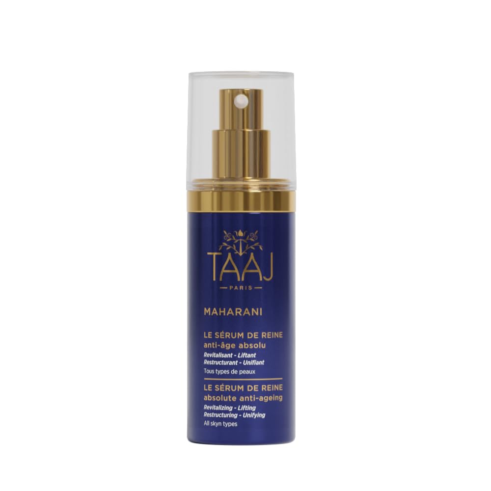| Maharani Queen Serum – Powerful Anti-Aging Actives | Deep Skin Regeneration | Instantly Plumps, Lifts & Evens Tone | With Hyaluronic Acid, Collagen & Elastin |97% Natural | 1.01 Fl Oz