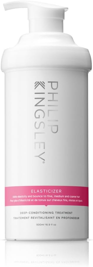 Philip Kingsley - Elasticizer | Deep Conditioner | Repair Hair Mask Treatment For All Hair Types | Pre Shampoo Deep Conditioning Mask | Hydrates, Adds Shine And Reduces Breakage And Frizz | 500Ml