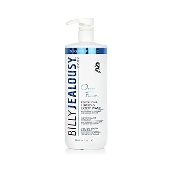 Billy Jealousy Ocean Front Revitalizing Body Wash For Men With Vitamin E & Panthenol Cleanse, Smooth & Soften Skin, 1L